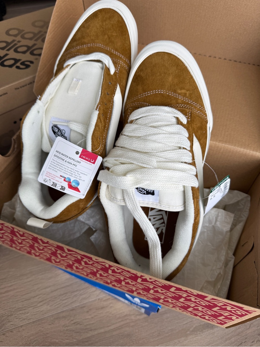 Vans Men’s Old Skool Sneakers in Brown and White